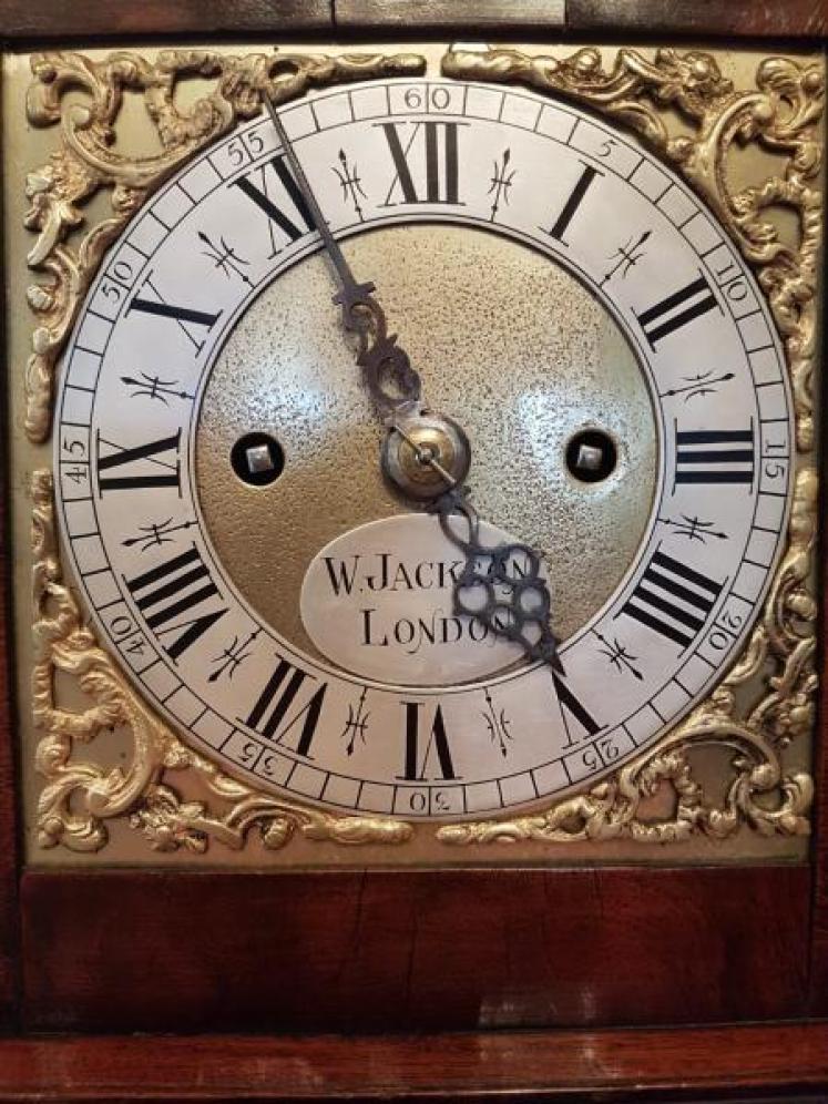 Fine George II Antique Double Fusee London Bracket Clock  - Image 5