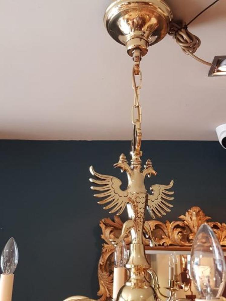 Impressive Late Victorian 12 Arm Two Tier Chandelier - Image 2