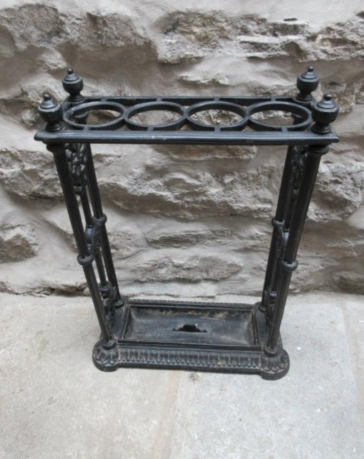 Late 19th Century Antique Cast Iron Stick Stand - Image 1