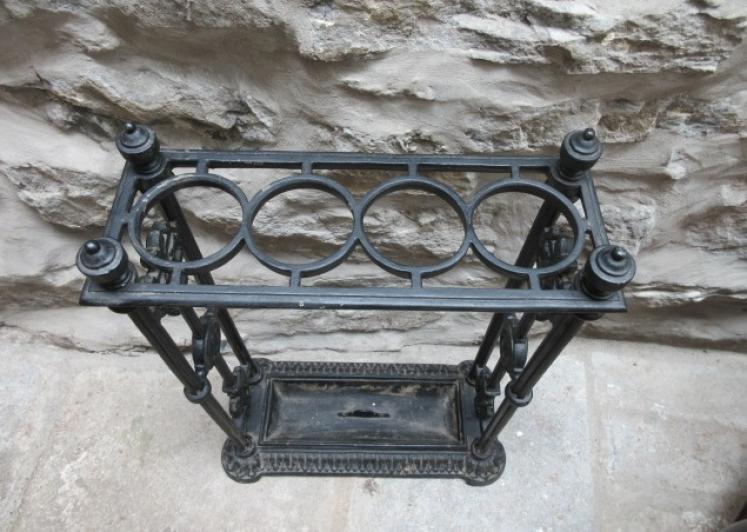 Late 19th Century Antique Cast Iron Stick Stand - Image 2