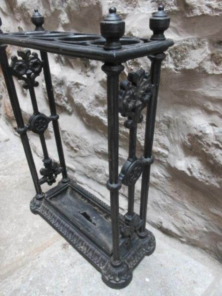 Late 19th Century Antique Cast Iron Stick Stand - Image 3