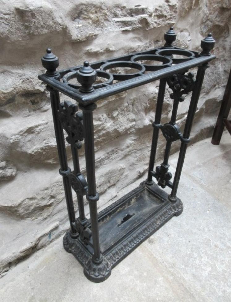 Late 19th Century Antique Cast Iron Stick Stand - Image 5