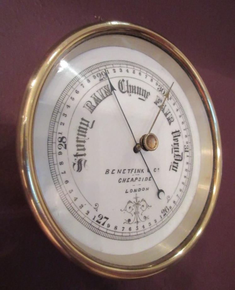 Top Quality Antique London Marine Barometer - Image 2