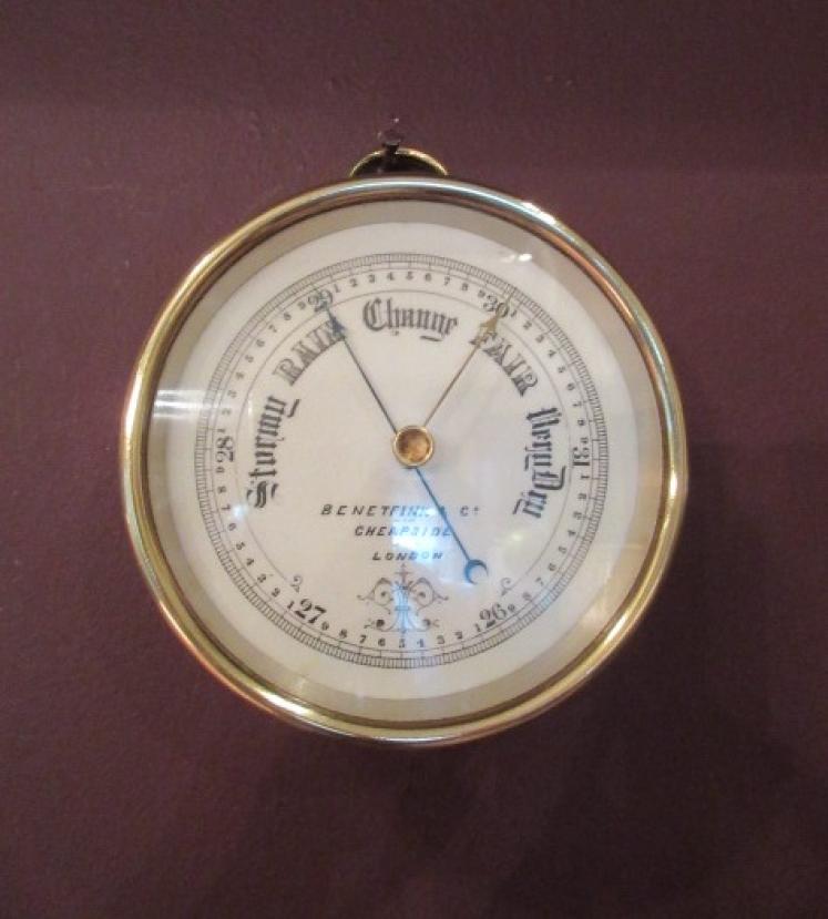 Top Quality Antique London Marine Barometer - Image 4