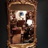 Antique Victorian Plaster Gilt Mirror