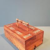 Antique Victorian Rosewood Pen and Ink Box