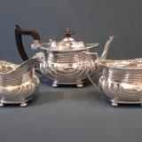 Antique Edwardian Silver 3 Piece Tea Set by George Nathan & Ridley Heys of Chester