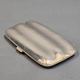 Antique Edwardian Silver Cigar Case by Henry Williamson of Birmingham