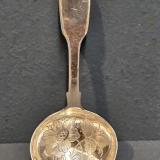 Antique Early Victorian Silver Caddy Spoon by Jacob Wintle of London