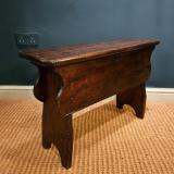 Antique Georgian Furniture George III Pine and Elm Six Plank Coffer