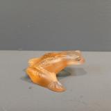 Lalique Gold Opalescent Leaping Frog at Sturmans Antiques Lalique for sale