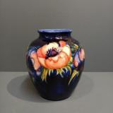 Antique Moorcroft Anemone Bulbous Shaped Vase at Sturmans Antiques Moorcroft for sale