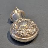 Antique Victorian Silver Miniature Scent Bottle and Case