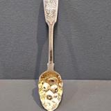 Antique William IV Silver Berry Spoon