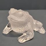 Lalique Sitting Toad at Sturmans Antiques Lalique for sale