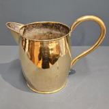Antique Large Country House George III Brass Jug