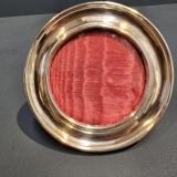 Antique Circular Silver Photo Frame by Charles Boyton & Son Ltd of Birmingham