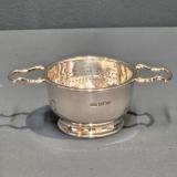 Antique Silver Tea Strainer by Mapin & Webb of Sheffield