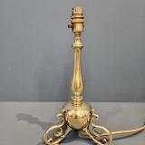 Antique Edwardian Brass Table Lamp