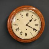 Antique Walnut Cased English Dial Clock