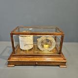Late Victorian Antique Oak Barograph