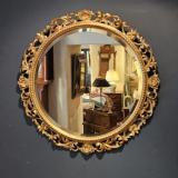 Antique Victorian Timber Gilt Florentine Mirror