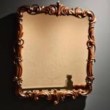 Antique William IV Rosewood Framed Mirror