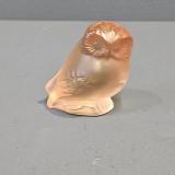 Lalique Amber Owl at Sturmans Antiques Lalique for sale