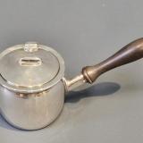 Antique Silver Sauce Pan Ink Well 