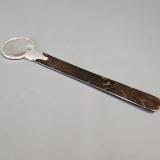 Antique Edwardian Silver and Tortoise Shell Page Turner with Magnifier by Miller Brothers of Birmingham