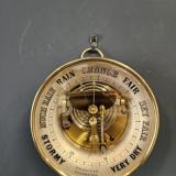 Antique Victorian Skeletonised Marine Barometer
