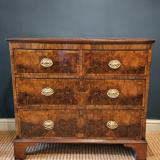 Antique Victorian Walnut Chest of Drawers 