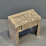 Antique Rare Silver William Shakespeare Desk Stamp Box by Levi & Salaman of Birmingham