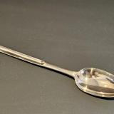 Antique George II Silver Marrow Spoon by Jeremiah Lee of London