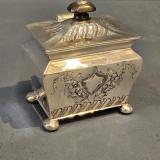 Antique Victorian Silver Tea Caddy by Henry Stratford of Sheffield
