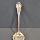 Antique Victorian Elkington Silver Strainer of Birmingham