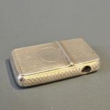 Antique Mid Victorian Silver Vesta and Cheroot Cutter