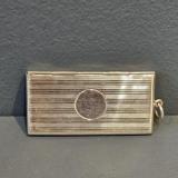 Antique Engine Turned Silver Triple Stamp Envelope by Adie & Lovekin of Birmingham at Sturmans Antiques silver to sale