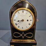 Antique Small Regency Norwich Bracket Clock by James Bennett of Norwich Antique Mantel clock for sale