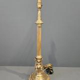 Antique Victorian Cast Brass Table Lamp at Sturmans Antiques lamps for sale