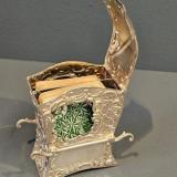Antique Silver Sedan Chair Card Case by Samuel Jackson of London at Sturmans Antiques silver for sale