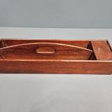 Antique George III Mahogany Church Wardens Candle Box at Sturmans Antiques boxes for sale