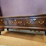 Antique George II Three Drawer Oak Dresser at Sturmans Antiques furniture for sale 