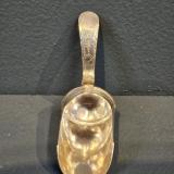 Antique Georgian Silver Tea Scoop from Birmingham at Sturmans Antiques silver for sale