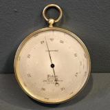 Antique Victorian Campaign Barometer by Charles Baker of London at Sturmans Antiques Barometer for sale