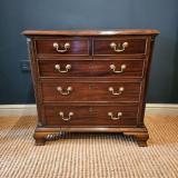 Antique George III Figured Mahogany Chest of Drawers at Sturmans Antiques furniture for sale