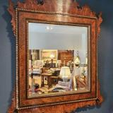 Antique Georgian Burr Walnut Mirror at Sturmans Antiques mirror for sale
