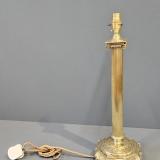 Antique Edwardian Reeded Column Doric Mount Table Lamp at Sturmans Antiques lamp for sale