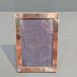 George V Polished Silver Photo Frame by Sanders & Mackenzie of Birmingham at Sturmans Antiques photo frames for sale