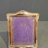 Antique Embossed Silver Portrait Sized Photo Frame by W J Myatt & Co of Birmingham at Sturmans Antiques Photo frames for sale 